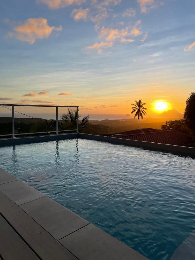 Les Villas Pameyaque 2 F2 Avec 1 Piscine Et 1 F3 Avec 1 Piscine, Superbe Vue Sur La Mer Riviere-Salee Zewnętrze zdjęcie