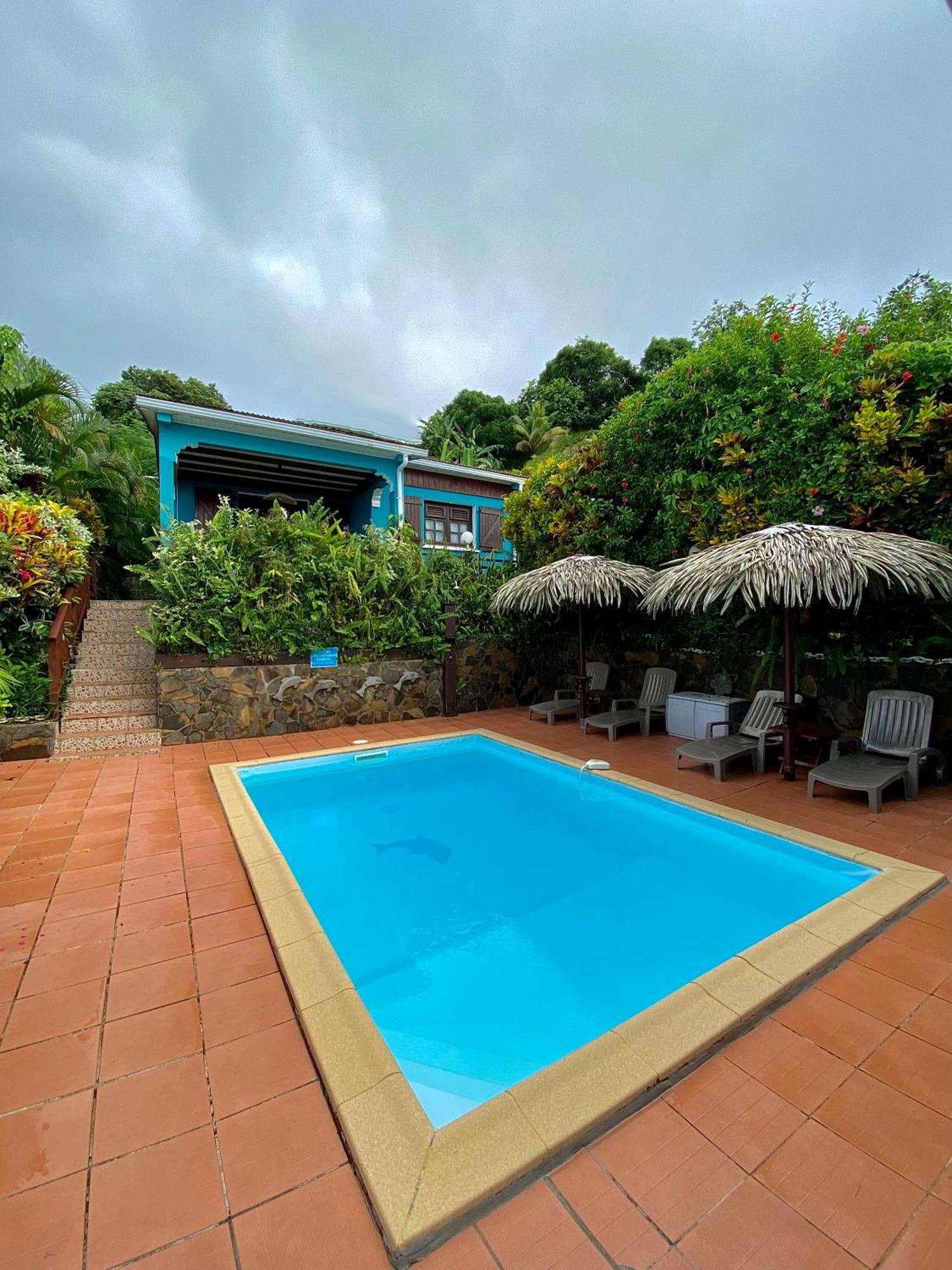 Les Villas Pameyaque 2 F2 Avec 1 Piscine Et 1 F3 Avec 1 Piscine, Superbe Vue Sur La Mer Riviere-Salee Zewnętrze zdjęcie