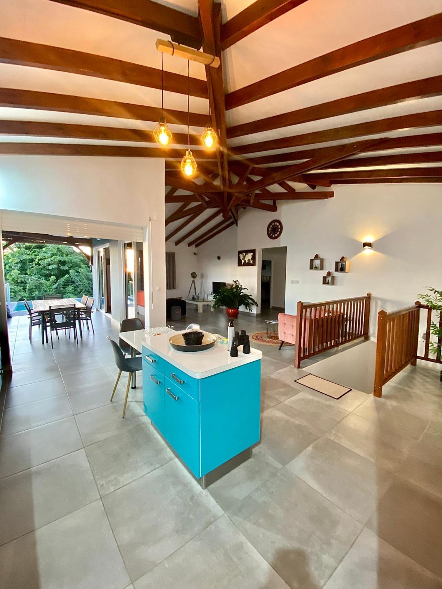 Les Villas Pameyaque 2 F2 Avec 1 Piscine Et 1 F3 Avec 1 Piscine, Superbe Vue Sur La Mer Riviere-Salee Zewnętrze zdjęcie